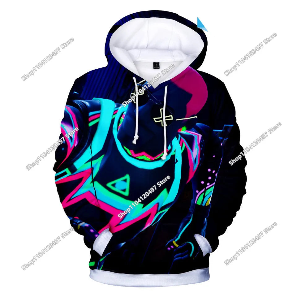 Fortnites Cosplay Sweatshirt Game 3D Printed Unisex Hoodie Casual Coat Anime Peripheral Kawaii Jacket Children Clothing Gifts