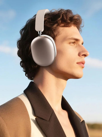 Wireless Bluetooth Noise Cancelling Headphones, Over-Ear Bluetooth Wireless Headphones with Mic, Sports Gaming Headset for Apple, HiFi Stereo Bluetooth 5.3 Headphones