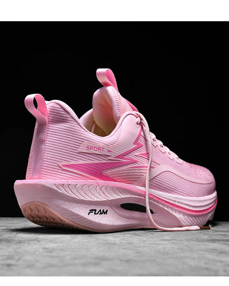 Men's Sports Running Shoes Marathon Air Cushion Breathable Lightweight Comfortable Women's Outdoor Athletic Sneakers Jogging Tennis