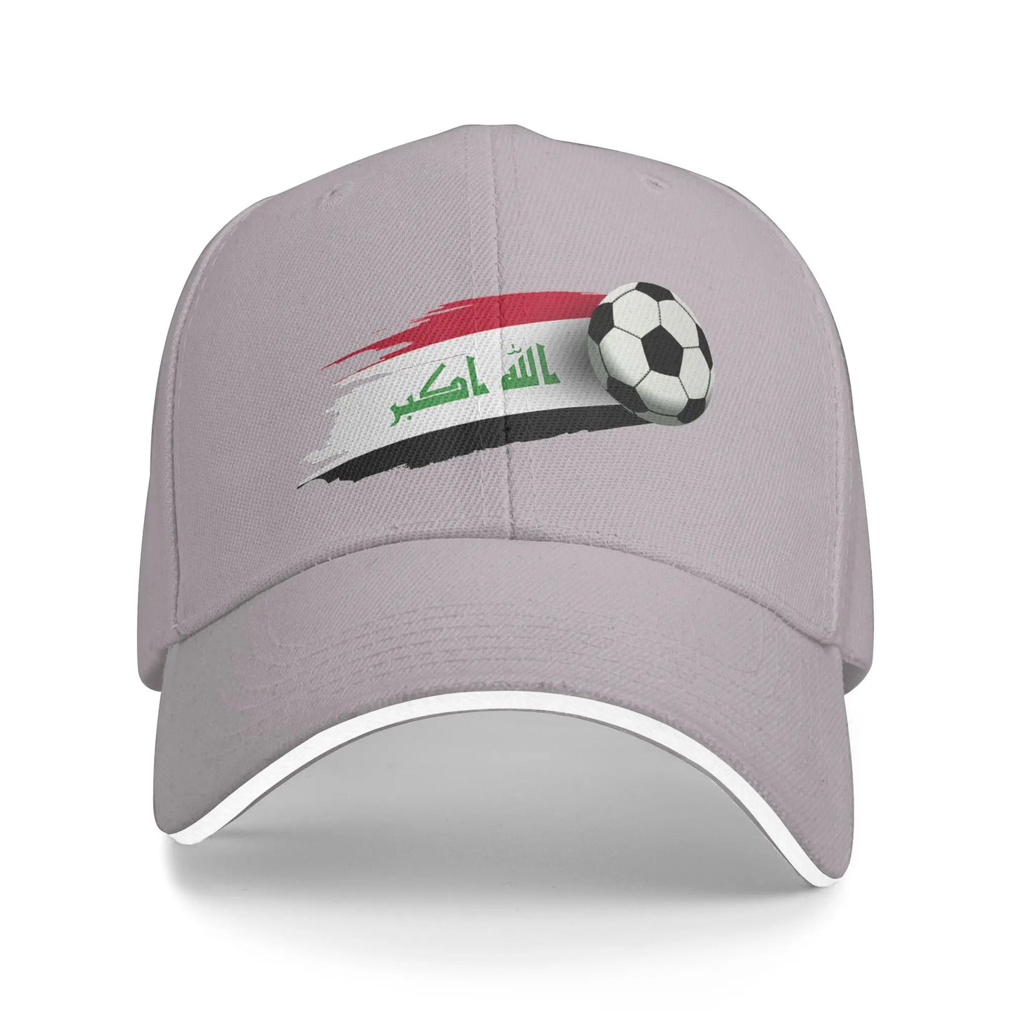 Men's Women's Iraq Flag Iraqi Soccer Outdoor Hat  Sun Baseball Caps Casual Baseball Cap Sports Hats