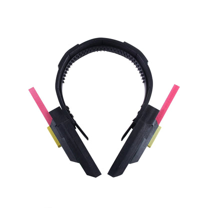 Pistola arma de D.Va Hana Song de Overwatch, accesorio cosplay tipo auricular, accesorio de cosplay y juguete para fiestas de Navidad y Halloween