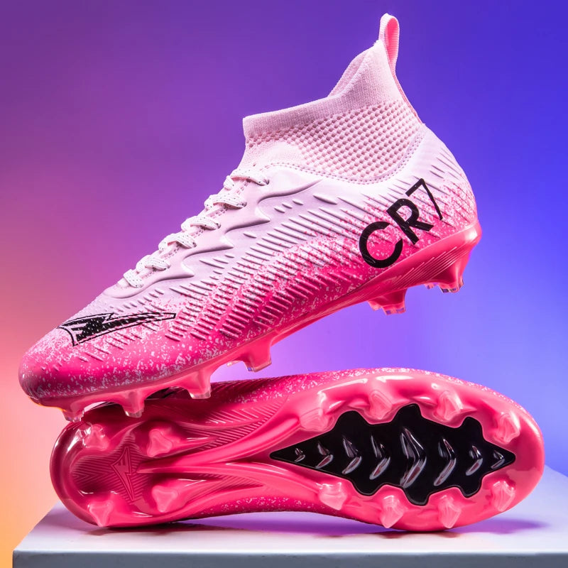 Autumn Hot Selling Shock-Absorbing Adult Football Shoes Soft and Stable Sports Shoes Rebound Wrapped Lightweight Cleats