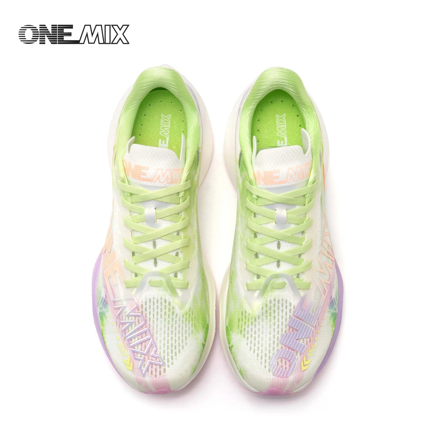 ONEMIX Neue Marathon-Laufschuhe mit Nylon-Carbonplatte, stoßdämpfende Profi-Rennschuhe mit stabiler Unterstützung, ultraleichte Rebound-Sneaker