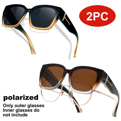 Oversized Over Glasses T01 Sunglasses for Women Men Square Fit Over Sun Glasses UV400