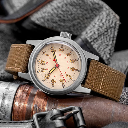 THORN Retro Military Watch 36mm Made of NH35A Movement SHY-043 Sport Watch Unisex Men's and Women's Luxury