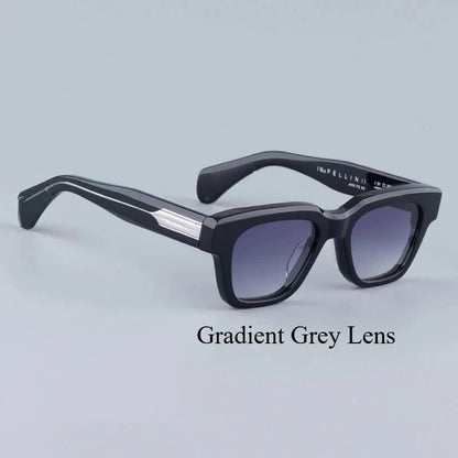 JMM Fellini Sunglasses Square High Quality High Street Punk Uv400 Men and Women Eyeglasses for Optical Prescripiton with Case