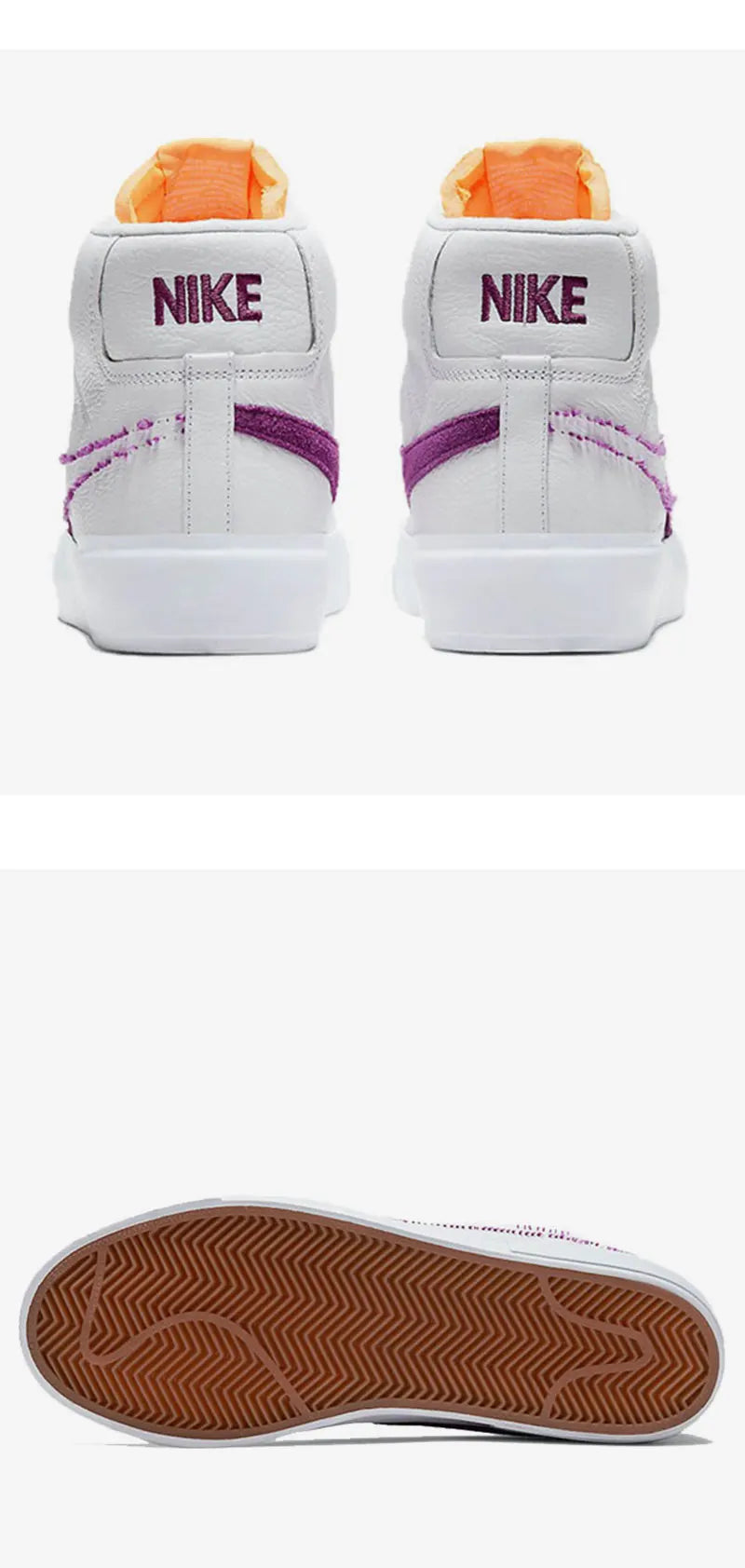 Nike alkuperäiset SB BLAZER ZOOM miesten ja naisten puolikorkeat skeittikengät DA2189-100