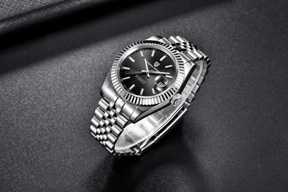 Relojes PAGANI DESIGN 2026 nuevos de lujo en oro y plata, relojes mecánicos para hombre, acero inoxidable, cristal de zafiro, reloj automático