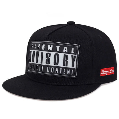 Casquette à visière plate, tendance, avec patch, à fermeture à pression, style hip-hop, à blocs de couleur, unisexe, légère, anti-UV, « dad hats » pour femmes et hommes