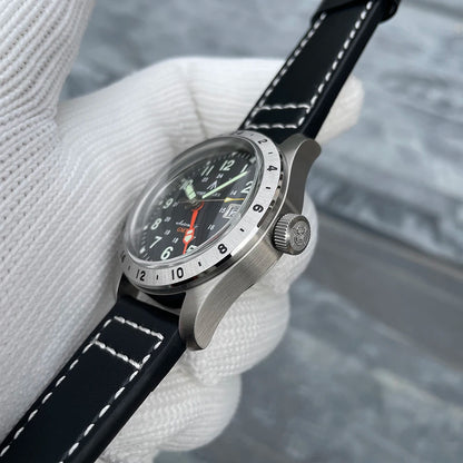 STEELFLIER Ufficiale SF792 GMT Orologio da polso meccanico Movimento NH34 Super BGW9 C3 Luminoso Impermeabile fino a 200 m Orologio da immersione di lusso da uomo