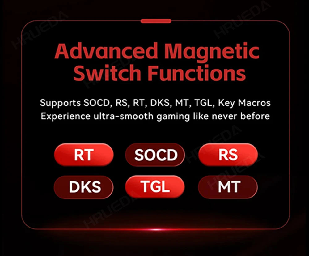 MADLIONS Mad 60he Mad60HE Mad 68HE Teclado mecánico para gaming personalizado con interruptor magnético, cableado, hot swap y tasa de sondeo de 8K