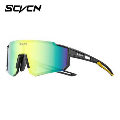 SCVCN Sunglasses for Women Cycling Glasses Bike UV400 Eyewear Sports MTB Outdoor Goggles Men Bike Sunglasses Multi Color Riding