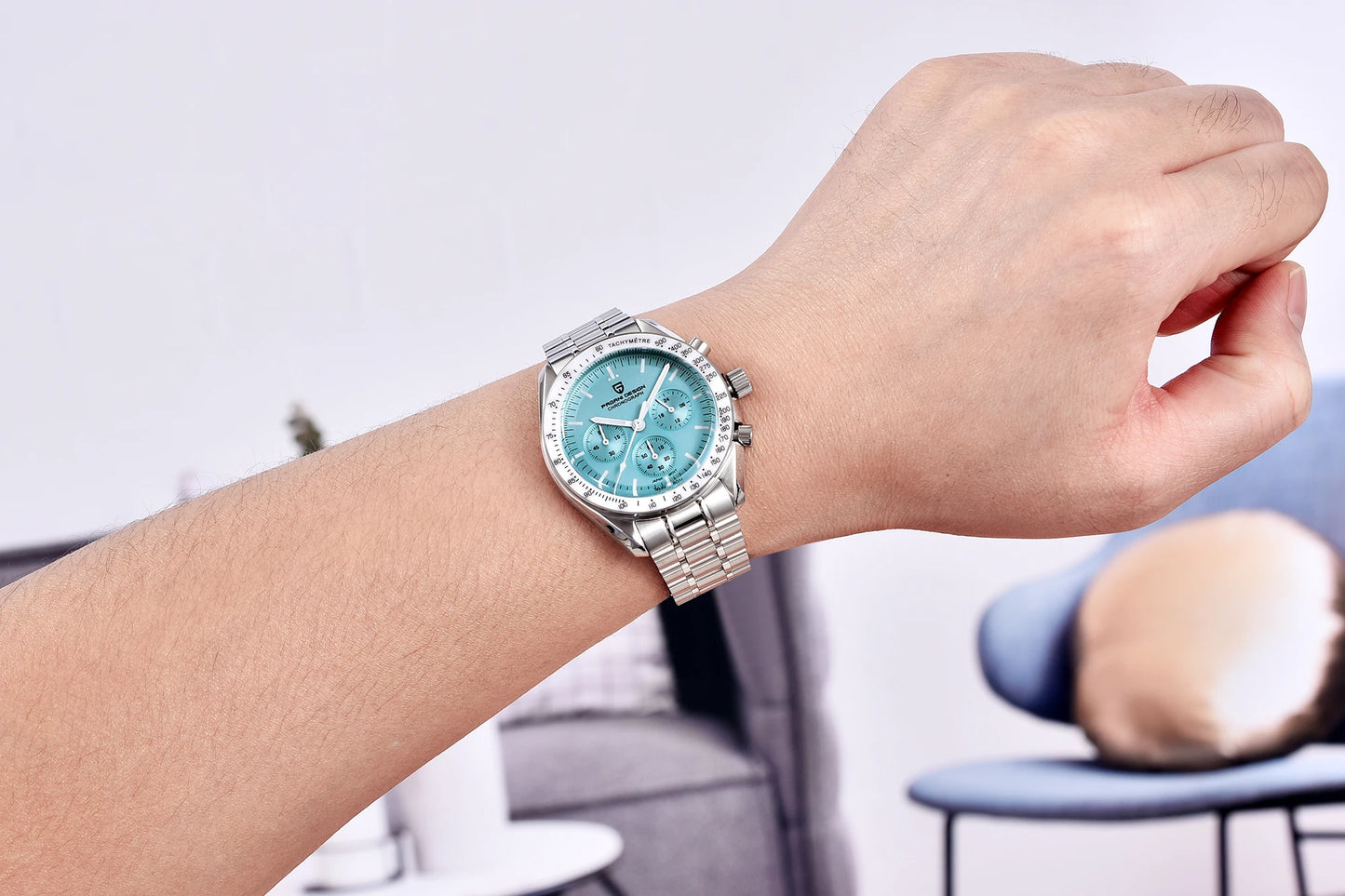 2026 New PAGANI DESIGN Mens Watches Panda Moon Watch Luxury Quartz Watch For Men Automatic Date Sport Chronograph Wristwatch Men