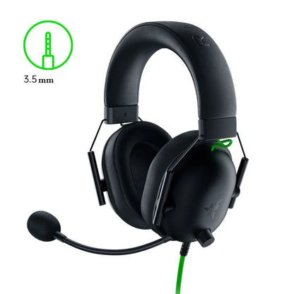 Razer BlackShark V2 X Gaming Headset – 7.1 Surround Sound Wired Gaming Headphones with Noise-Cancelling Microphone for PC, PS5, PS4, Xbox & Nintendo Switch