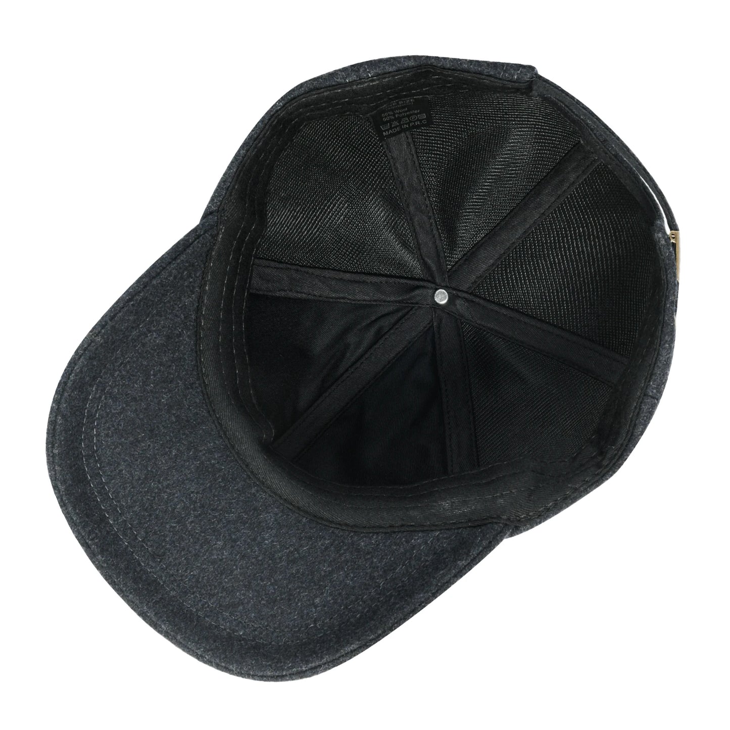 BOTVELA Men's Wool Tweed Baseball Cap Casual Style Soft Adjustable Unstructured Hat