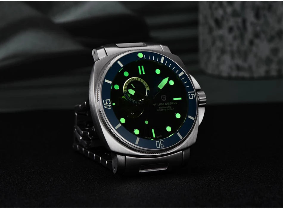 PD1736 PAGANI DESIGN 2025 Men Automatic Mechanical Watches Casual Fashion Sapphire Stainless Steel Diving TMI NH39 Men's Watch