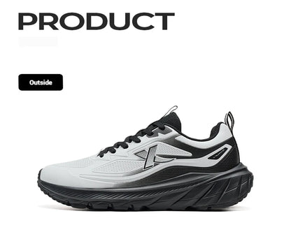Xtep Male's Running Shoes Lightweight Breathable Shock Absorption Wear-Resistant Durability Cushioning Sneakers 875419110002