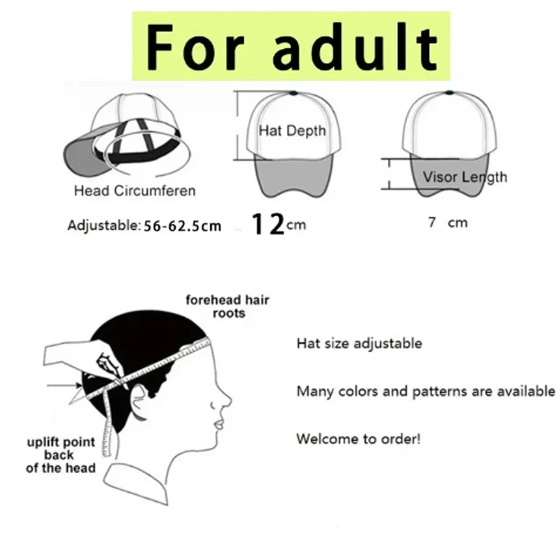 Two Sizes Kawaii Baseball Caps for Adult Cartoon Pokemons Pikachus Outdoor Breathable Mesh Hat Cute Anime Adjustable Sunbonnet