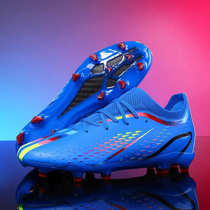 Nouveaux hommes chaussures de Football ultralégères TF/FG bottes de Football professionnelles unisexe antidérapant de haute qualité en gros livraison directe formation