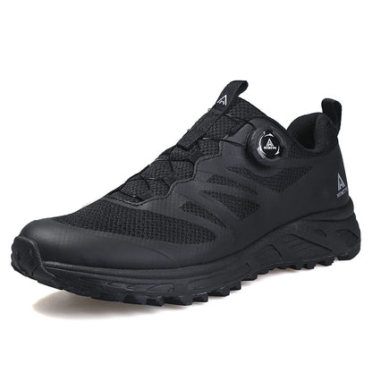 HUMTTO Men's Luxury Designer Trail Sneakers Anti-slip Sports Hiking Breathable Outdoor Trekking Boots