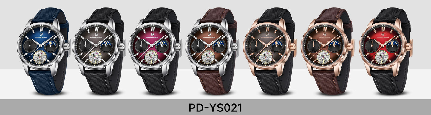 Pagani Design 2025 New 41MM Luxury Automatic Mechanical Men's Watch Stainless Steel 100m Waterproof Pilot Watch reloj hombre