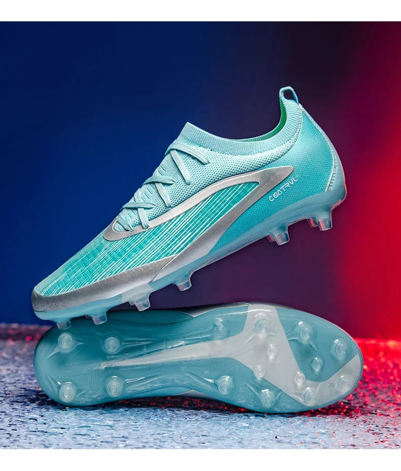 Chuteiras de Futebol para Homem Novas, com Pitons para Exterior, Respiráveis, Antiderrapantes, para Adulto, Desporto, Pitons Longos, Treino, Rapaz, Jogo, Confortáveis