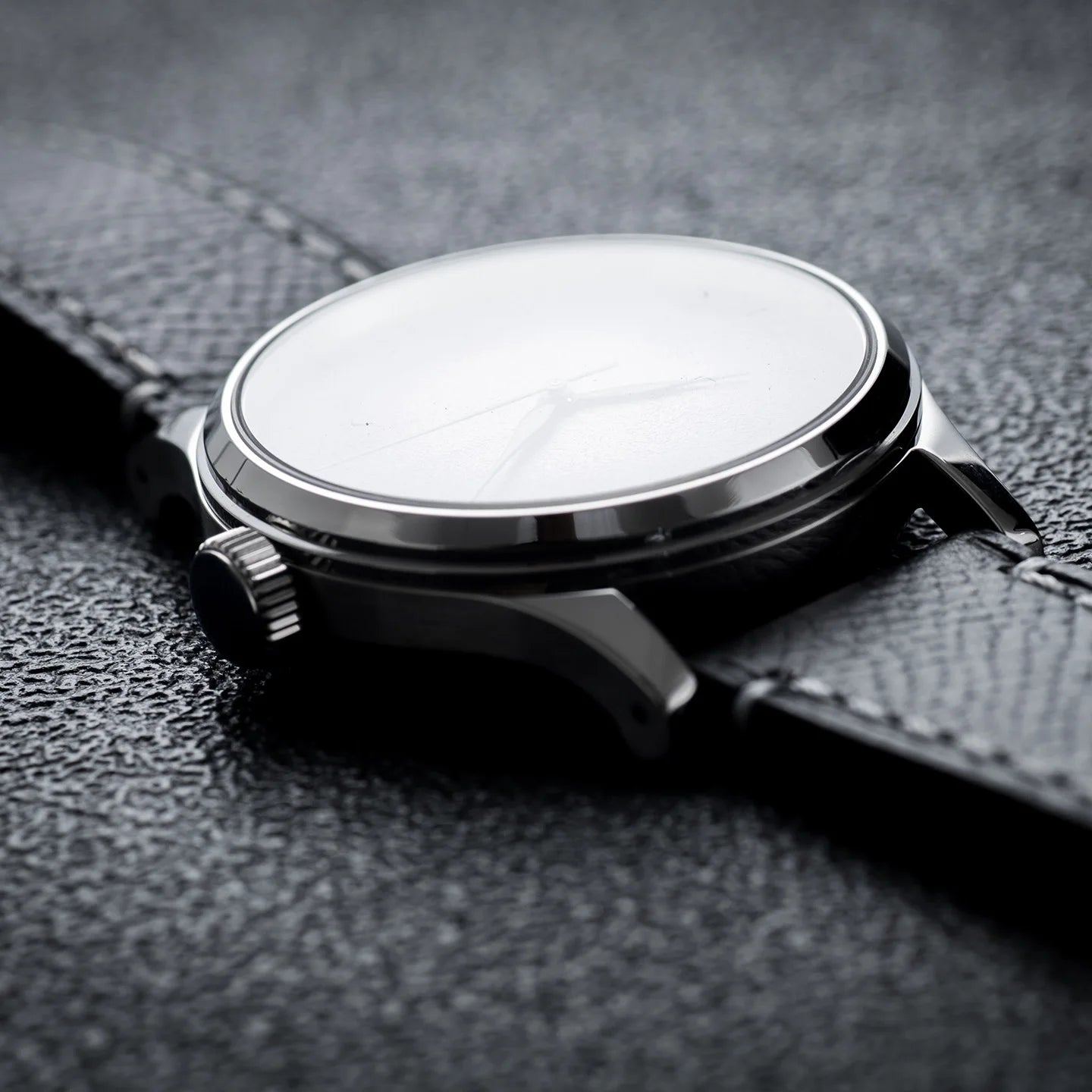 MysteriousCold 38mm Genuine Men's Mechanical Watch 2824 Movement Sapphire 100M Waterproof Leather Business Watches reloj hombre