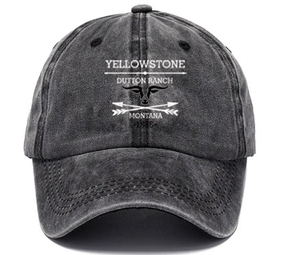 FOCUS Print Cap Washed Cotton Adjustable Classic Style Baseball Cap, Sports Duckbill Hat for Men and Women