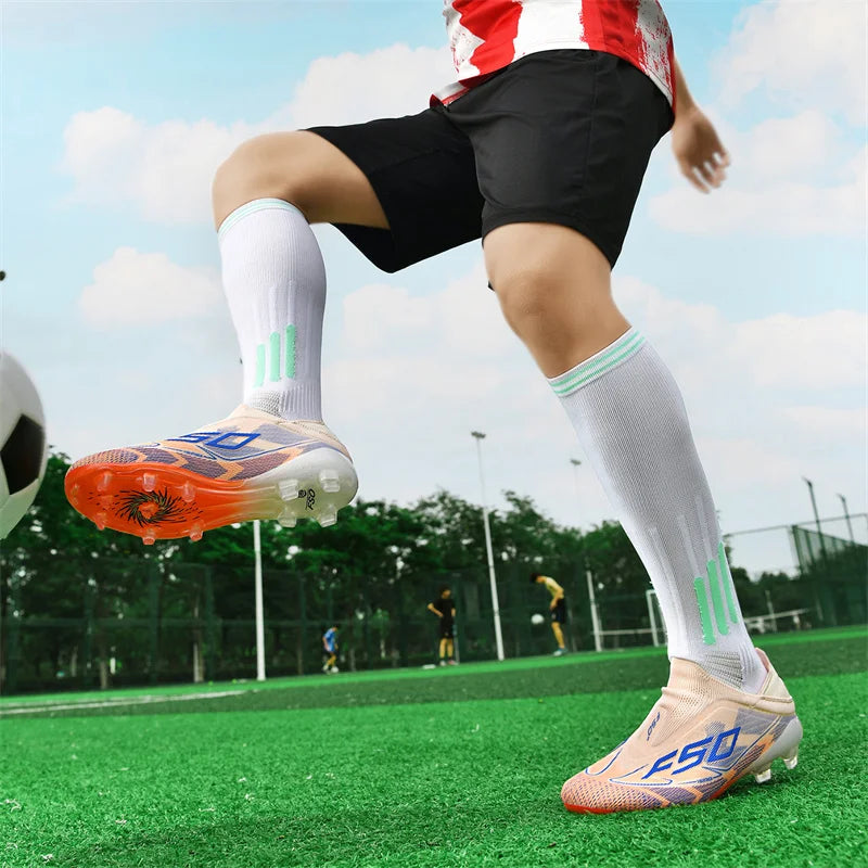 Pánska outdoorová futbalová obuv, profesionálna futbalová obuv, kopačky na futbalové ihrisko TF/FG, pohodlné protisklzové tréningové tenisky, veľkosti 35–45