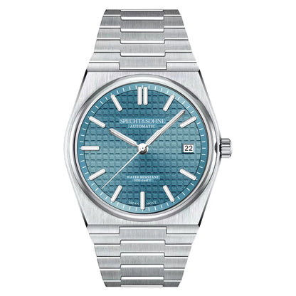 2026 New 37MM SPECHT&SOHNE Men Automatic Mechanical Watches Japan 8215 Movt Sapphire Ice Blue Stainless Steel Relogio Masculino