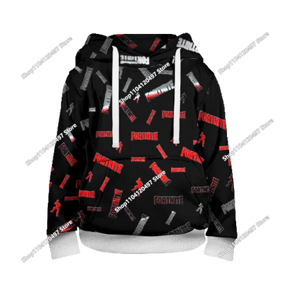 2025 New Fortnite Hoodies 3D Print Men's Hoodie Harajuku Long Sleeve Oversized Sweatshirt Man Hoodies Unisex Cosplay Clothing