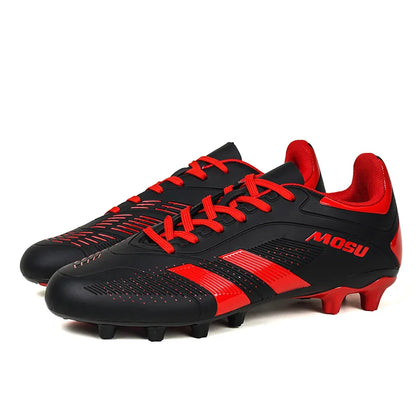New Men's and Women's Football Shoes, Indoor and Outdoor Sports Shoes with Long and Broken Studs for Football Training Mat