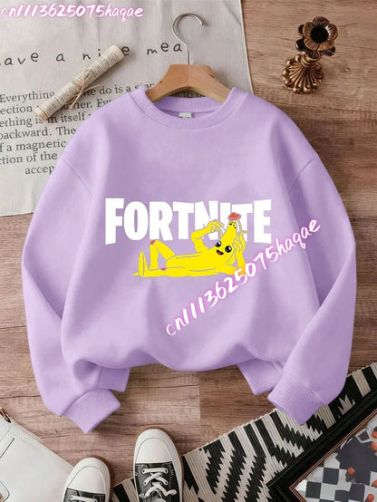 New Fortnites Kids Sweatshirts Cartoon Game Character Printed Hoodie Autumn Casuals Children Tops Winter Baby Boys Clothing
