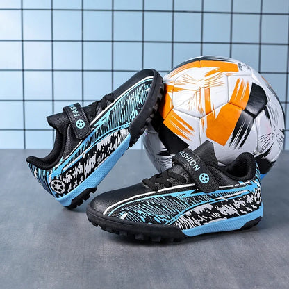 Chaussures de football pour hommes, légères, antidérapantes, crampons de football TF, chaussures de sport pour garçons, chaussures de terrain synthétique, chaussures de futsal pour l'extérieur, chaussures de sport.