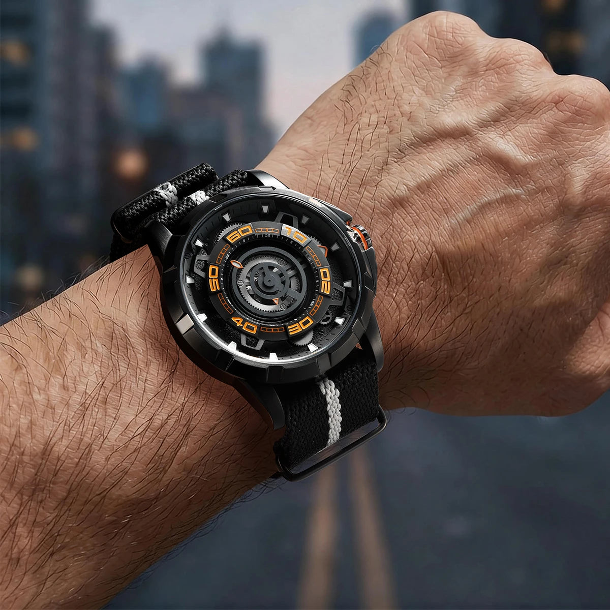 BERNY Automatic Skeleton Watch For Men 3D Dial 5ATM Luminous Sapphire 316L Steel MIYOTA 82S0 Mechanical Top Luxury Men's Watches