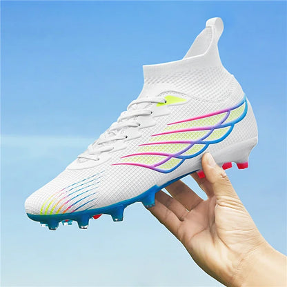 Chaussures de Football antidérapantes pour hommes, bottes de Football TF/FG, respirantes, pour l'extérieur, basses, antidérapantes, baskets de sport