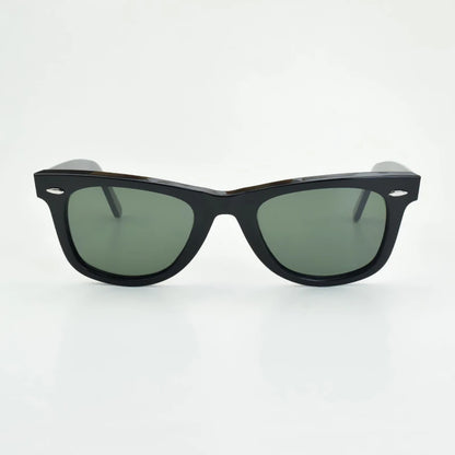 SUN glasses classics Glass lens Acetate sun glasses men Y-2140 Double rivet Design Goggles Elegant Female Square UV sunglass