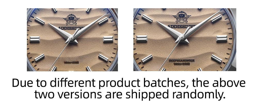 ADDIESDIVE HOT AD2030 36mm Men's Watch Relogios Masculino No Logo Sports Bubble Mirror Pot Cover Glass 10Bar Quartz Wristwatches