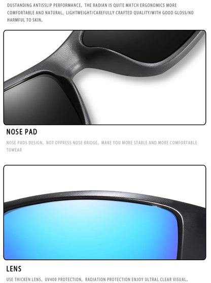 LOISRUBY Camouflage Polarized Cycling Driving Sunglasses Outdoor Tacakle Protection Sports Fishing Running Goggles