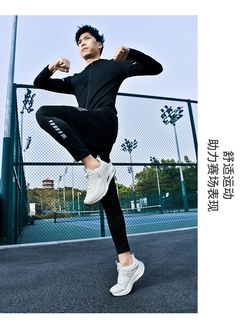 Men's Sports Running Shoes Marathon Air Cushion Breathable Lightweight Comfortable Women's Outdoor Athletic Sneakers Jogging Tennis