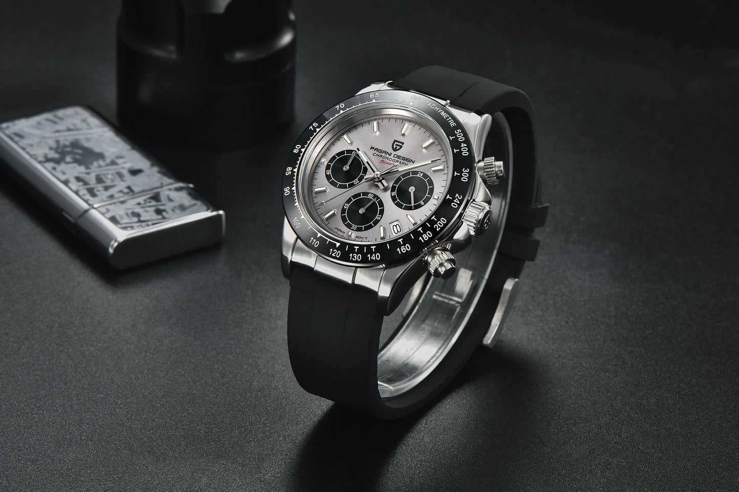 2026 New PAGANI DESIGN PD-1664 Meteorite Dial Fashion Men Quartz Wristwatches 100M Sapphire Glass Chronograph relogio masculino
