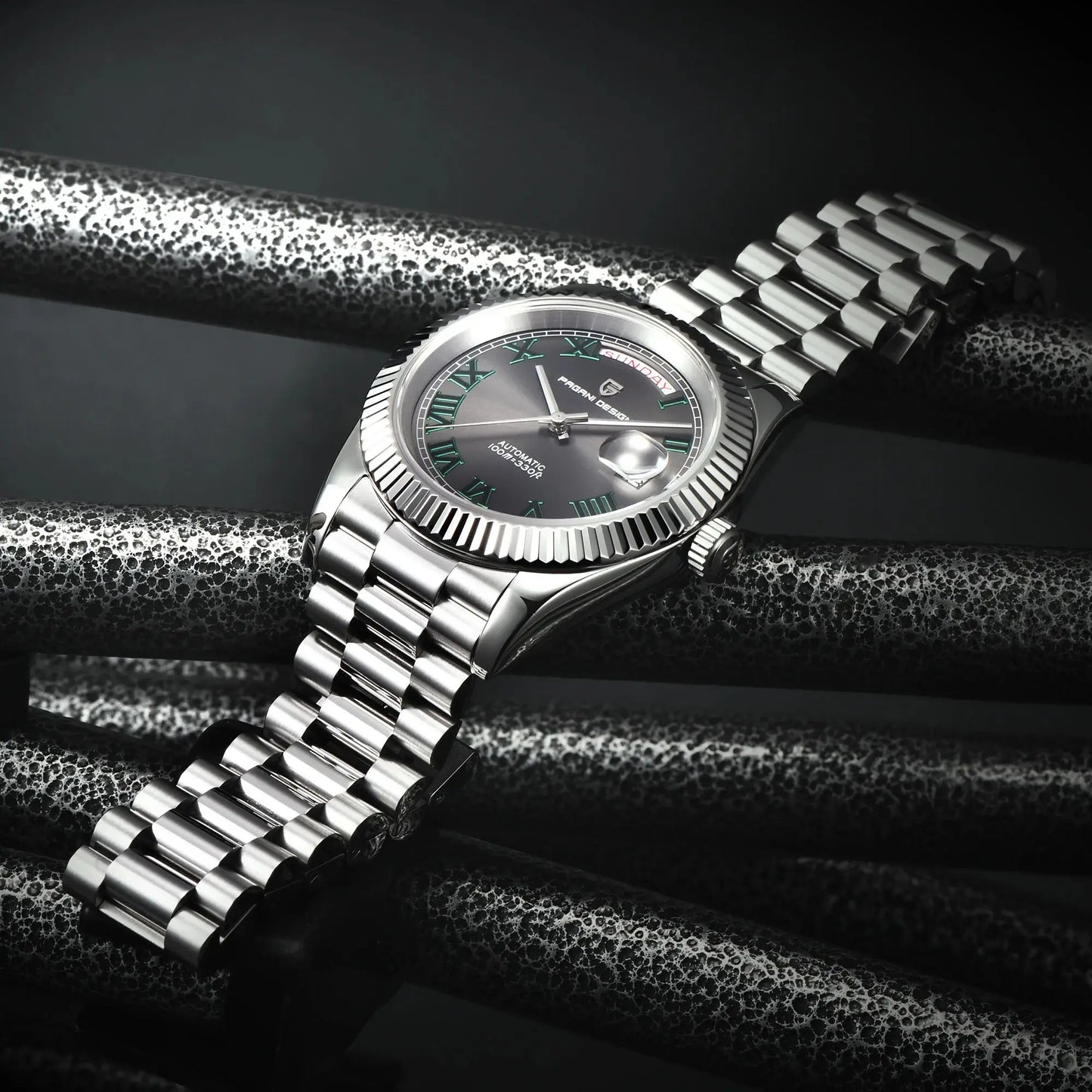PAGANI DESIGN 2024 New DD40 NH36A Men's Watches Luxury Automatic Mechanical Watch For Men AR Sapphire Glass Date Wristwatch Men
