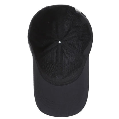 Sombreros de primavera/verano finos y de secado rápido para hombre/mujer; gorras deportivas de béisbol para correr; gorras con visera para protección solar y con filtro solar.