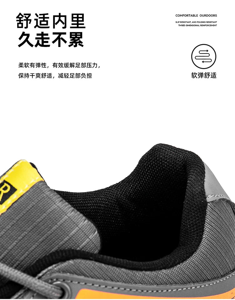 New Outdoor Men's Shoes Men's Anti Slip mountaineering Shoes Travel Hiking Adventure Footwear Fashionable Casual Sneaker