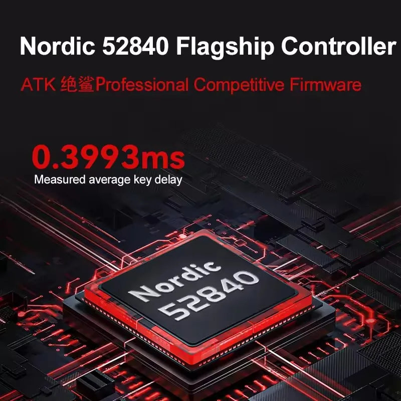 ATK BlazingSky F1 Extreme vezeték nélküli gaming egér, PAW3950 Ultra, két üzemmód, 8000Hz, 35g, könnyű e-sport FPS egér