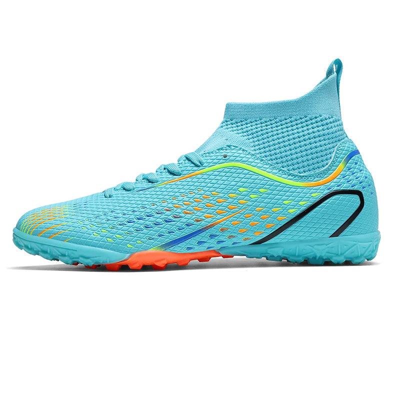 Men's Outdoor Football Boots FG/TF Professional Training Soccer Shoes Cleats Turf Futsal Match Grass Unisex Non-Slip Breathable