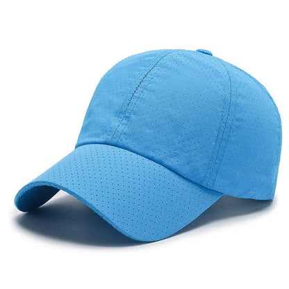 Mesh Quick Dry Cap Men Running Sports Baseball Cap Women Golf Tennis Cap Outdoor Jogging Breathable Sun Hat
