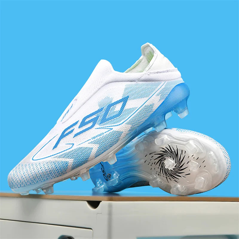Nouvelles chaussures de football pour hommes, crampons de football sur gazon, chaussures de football pour adultes, crampons de futsal, crampons de sport confortables, antidérapants, ultra-légers, pour entraînement en s