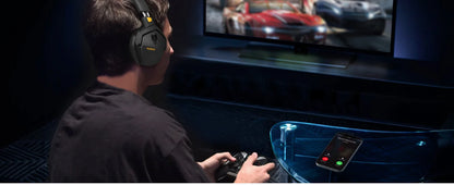 Casque de jeu sans fil NUBWO G06 avec microphone pour PS5, PS4, PC, mobile, commutateur, casque de jeu double Bluetooth 5.3 2,4 GHz