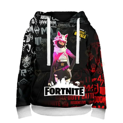 Fortnite Peely Print New Design Sweatshirts Hoodies Men Women Children Long Sleeve Fashion Casual Hooded Streetwear Pullovers